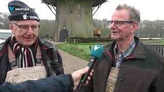 Molenkap terugplaatsen op de Vilsterse Molen [upl. by Eselehs897]