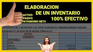 INVENTARIO CONTABILIDAD BASICA EsConta [upl. by Aborn]