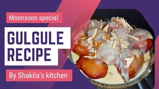 Moonsoon Special Gulgule Recipe By Shakilas kitchen  Quick and easy desserts recipe [upl. by Ahcire]