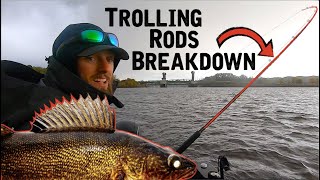 Walleye Trolling Rods BREAKDOWN [upl. by Rednirah]