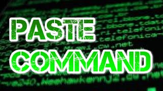 The Paste Command Linux BASH Shell Script Tutorial [upl. by Innavoeg]