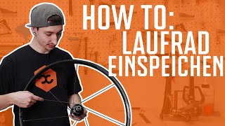 How To Laufrad EINSPEICHEN  Abstand  Winkel  Kreuzung [upl. by Drarreg]