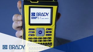 Brady BMP61 Label Printer Overview [upl. by Assiren]