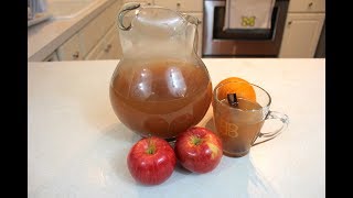 Homemade Apple Cider Recipe Crockpot How to Make Apple Cider  Slow Cooker Fall Recipes [upl. by Trinl]