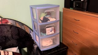 Review of Sterilite 3 Drawer Storage Cart [upl. by Tennek]