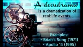 Docudrama Meaning Characteristics and Examples [upl. by Arraet]