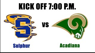 Sulphur vs Acadiana 9823 [upl. by Neelhtac]