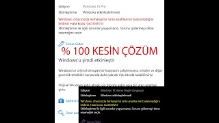 windows 10 donanım değişikliğinden sonra dijital lisansım etkinleşmiyor 0xc004f213 kesin çözüm [upl. by Aniteb]