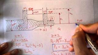 Bernoulli Equation Example 3 Fluid Mechanics 26 [upl. by Iteerp]