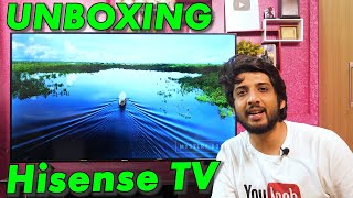 Hisense 55inch 4K Smart LED TV Unboxing amp Quick Review All Features and Launch Offers Explained [upl. by Noryak]