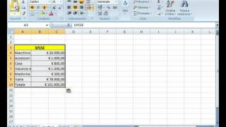 tutorial celle Excel lezione 9 come duplicare una tabella o parti di essa [upl. by Gold]