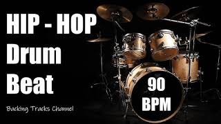 Hiphop Drum Beat  90 BPM  Only Drums [upl. by Engis]