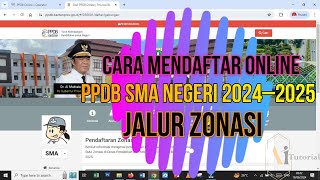 CARA DAFTAR PPDB ONLINE SMA NEGERI PROVINSI BANTEN TAHUN PELAJARAN 2024–2025  JALUR ZONASI [upl. by Alleda]