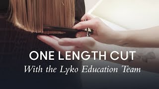 Lyko Foundation Techniques  One Length Cut [upl. by Yla]