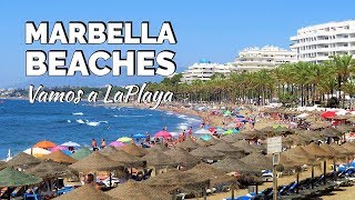 MARBELLAS BEACHES  Costa del Sol  Spain [upl. by Ethben816]