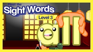 Meet the Sight Words Level 3  quotαllquot [upl. by Enohpets962]