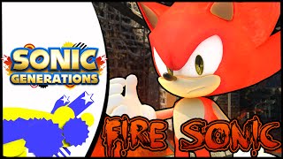 Sonic Generations PC Fire Sonic Mod [upl. by Tad]