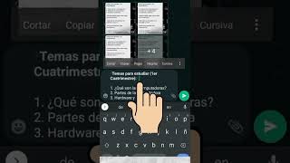 📱 Cómo poner NEGRITA en WhatsApp ⬛ Cursiva Tachado 👈 WhatsApp Funciones Fáciles [upl. by Hugues101]