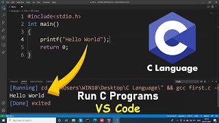 How to Run C Program in Visual Studio Code  Install VS Code on Windows 10 [upl. by Ennahteb379]