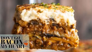 Outrageously Delicious Greek Moussaka [upl. by Jaquenetta284]