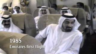 First Emirates Flight  Milestone series  1985  Emirates Airline [upl. by Ahsiela]