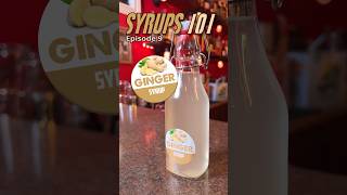 Syrups 101  How to Make Ginger Syrup 🫚 [upl. by Aurelea]