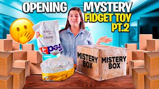 Opening MYSTERY Fidget Toy Packages Part 2  Mrs Bench [upl. by Aknayirp]