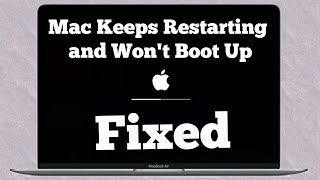 How To Fix MacBook ProAir Keeps Restarting and Wont Boot After macOS SequoiaSonoma Update  Fixed [upl. by Glynias]