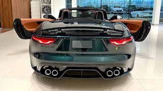 2023 Jaguar FType R V8 AWD Green Metallic 575HP  InDepth Video Walk Around [upl. by Ylnevaeh]