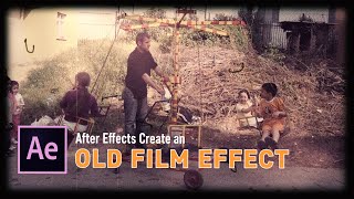 After Effects Old Film effect tutorial [upl. by Aseretairam]