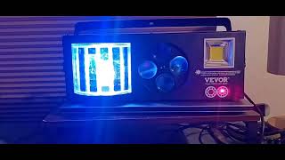 Review of this awesome VEVOR Stage Lights 4 in 1 RGB Party Lights [upl. by Oironoh618]