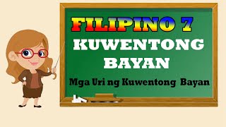 FILIPINO 7 KUWENTONGBAYAN AT MGA URI NG KUWENTONGBAYAN [upl. by Malo965]