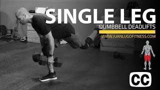 Single Leg Dumbbell Deadlifts [upl. by Yrkcaz]