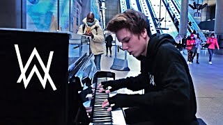 ALAN WALKER  FADED PUBLIC PIANO PERFORMANCE [upl. by Roshan]