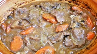 Beef bourguignon slow cooked [upl. by Mafalda]