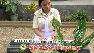 Instrumen Keyboard anak SAJ  Nona Marcia  berbakat  Enak didengar dan terhibur [upl. by Aneek]