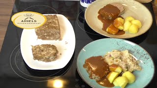 Hackbraten wie bei Oma mit gestuftem Weißkohl und Salzkartoffeln Hausmannskost [upl. by Eisso678]