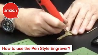 How to use the Pen Style Engraver [upl. by Averell]