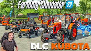 DÉCOUVERTE DU DLC KUBOTA SUR FARMING SIMULATOR 22 [upl. by Donaghue762]