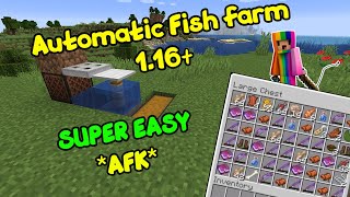 How To Build a AFK FishXP Farm EASY Minecraft Java 116 [upl. by Aikcir]