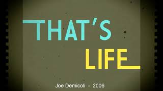 THATS LIFE  Joe Demicoli [upl. by Diarmit]