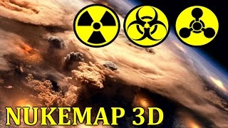 NukeMap 3D  Cимулятор Ядерной Войны  Симулятор Бомб 2024 [upl. by Ayhdiv]