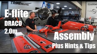 Eflite® DRACO 20m – Assembly Plus Hints and Tips with Special Guest [upl. by Nohsid513]