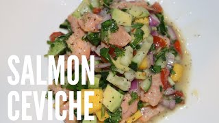 How to make Salmon Ceviche Quick amp Easy Recipe Inspired by Rio De Janerio Brazil Trip [upl. by Irat]