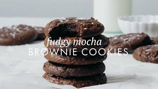 Fudgy Mocha Brownie Cookies [upl. by Ik]