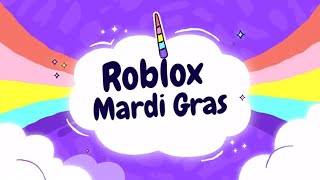 Roblox Mardi Gras 2019 BEADS FOOTBAL FLOATS and  HAIR [upl. by Belle]