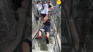 China glass bridge  largest glass bridge in the world  skywalk bridge china adventure [upl. by Lacram]