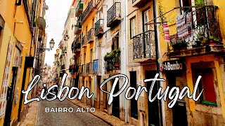 Lisbon Walking Tour Bairro Alto [upl. by Boice]