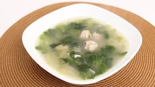 Homemade Escarole Soup Recipe  Laura Vitale  Laura in the Kitchen Episode 710 [upl. by Annabal]