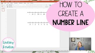 How to Make a Number Line [upl. by Pisarik]